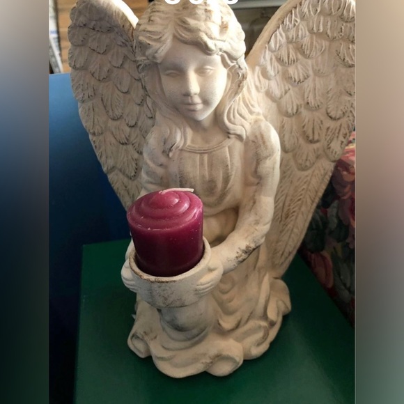 3 pc set lamp and candle holders - Picture 3 of 3